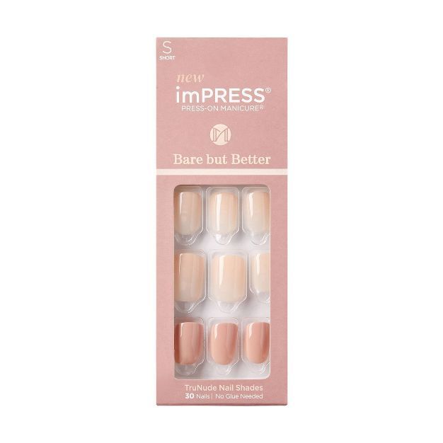 imPRESS Press-On Manicure Bare But Better Fake Nails - Simple Pleasure - 30ct | Target