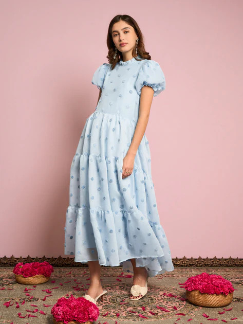 Iolite Tiered Midi Dress | Sister Jane (UK)
