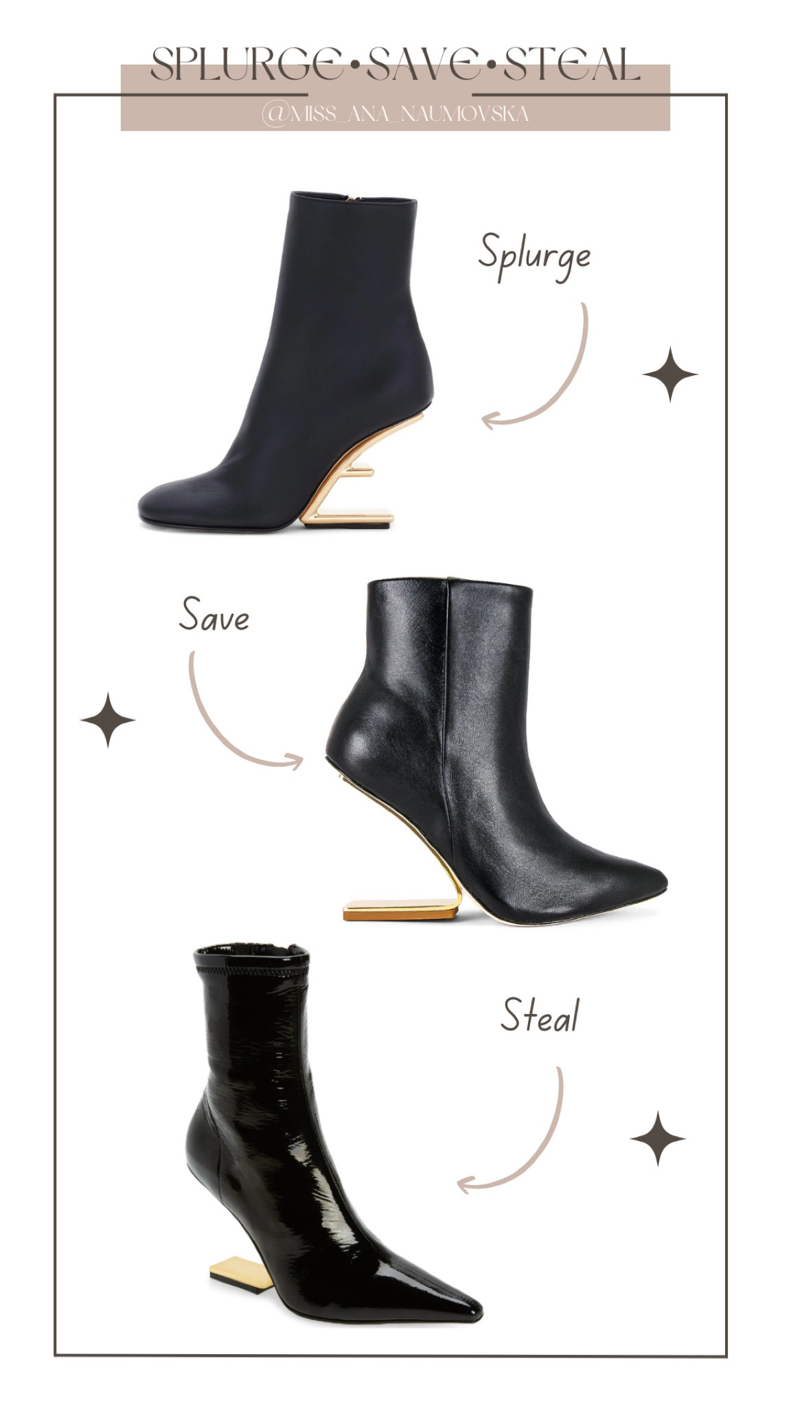 Splurge • Save • Steal 


#LTKsalealert #LTKshoecrush #LTKFind