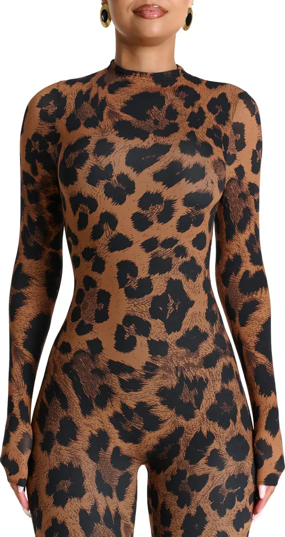 Animal Print Closed Toe Jumpsuit | Nordstrom