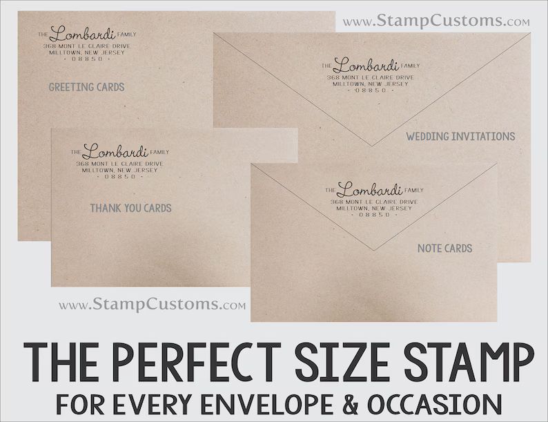 Self-inking Address Stamp, Self Ink Custom, Envelope Return Addressing, moving away gift, housewa... | Etsy (US)