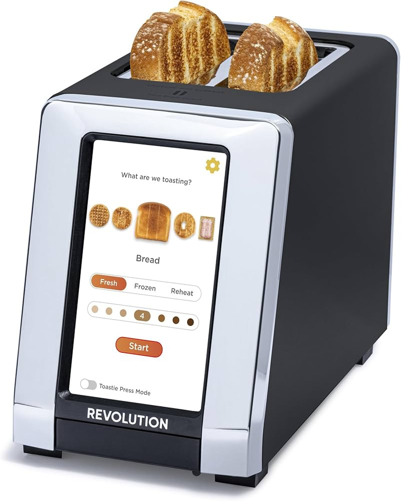 Revolution R180 Connect Smart Toaster, 2-Slice High-Speed Touchscreen Toaster with Patented Insta... | Amazon (US)