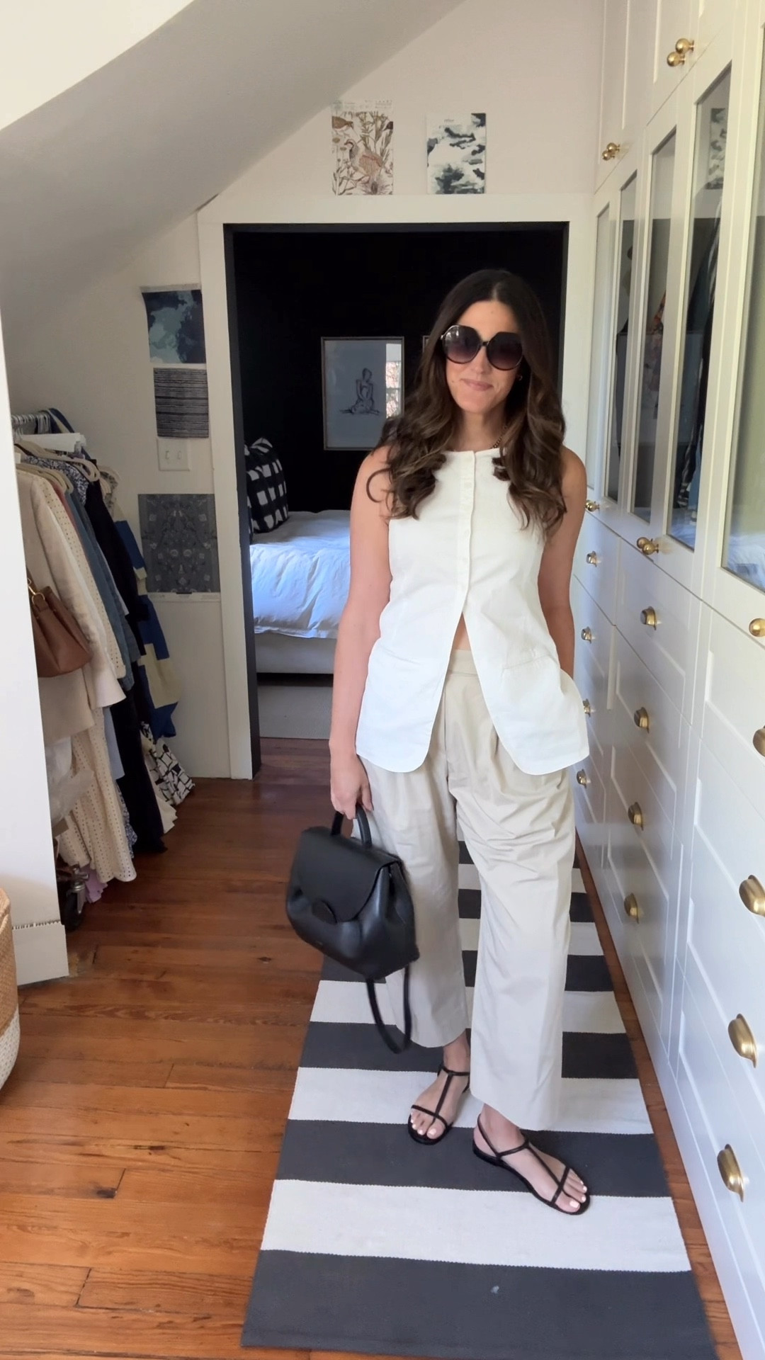 Simple summer separates ✌️ For me, this top requires a significantly high waist to prevent too much exposed midsection (lucky for me I’ve got plenty in that department) but for others it might be just fine. Happy Summer!  

#LTKWorkwear #LTKSeasonal #LTKOver40