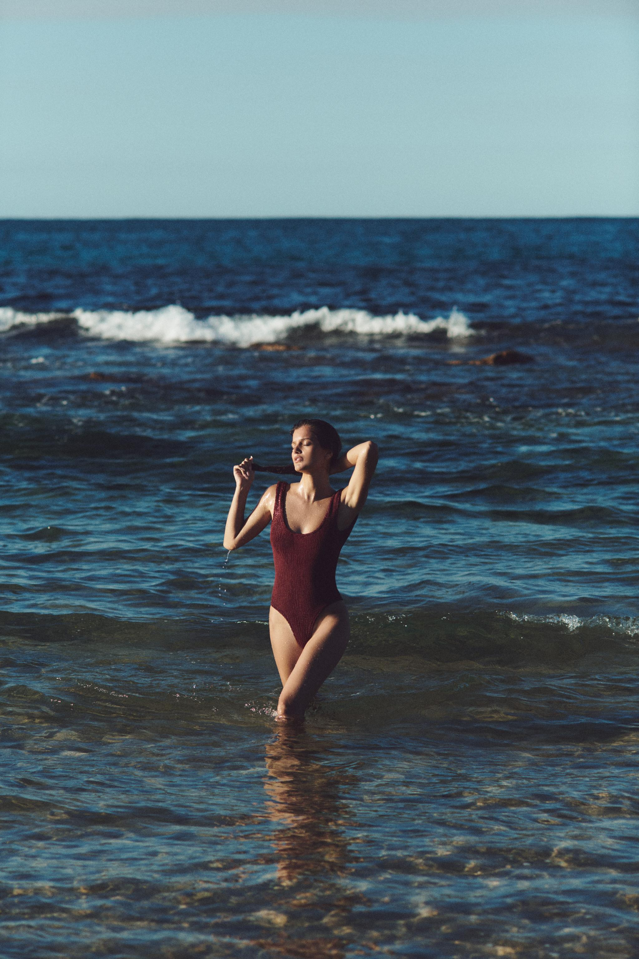 TEXTURED SWIMSUIT | Zara US