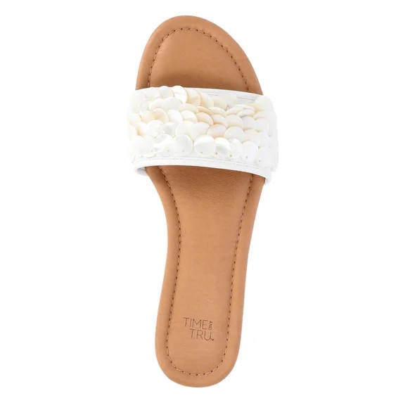 Time and Tru Women's Shell Slide Sandals | Walmart (US)