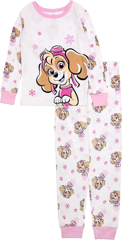 Nickelodeon Unisex Kids' Paw Patrol 2-piece Snug-fit Cotton Holiday Pajama Set, Soft & Cute for K... | Amazon (US)