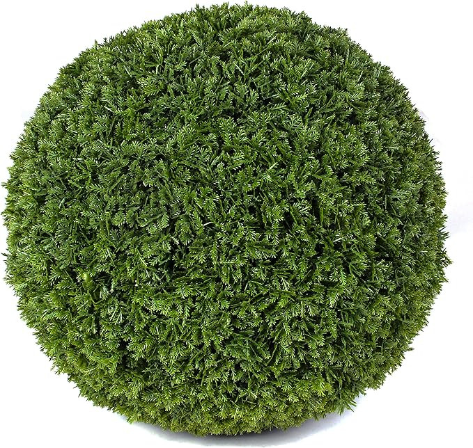 3rd Street Inn Large Cypress Topiary Ball - Artificial Plant Set - Indoor/Outdoor Wedding Party D... | Amazon (US)