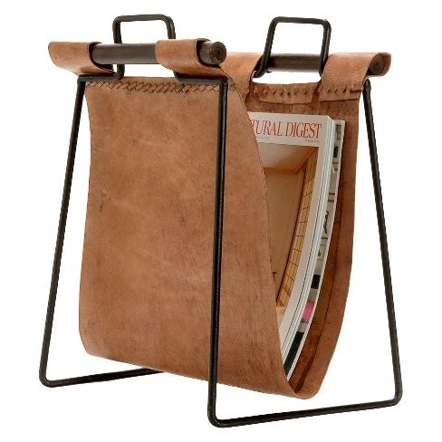Leather & Iron Sling Magazine Holder | Target