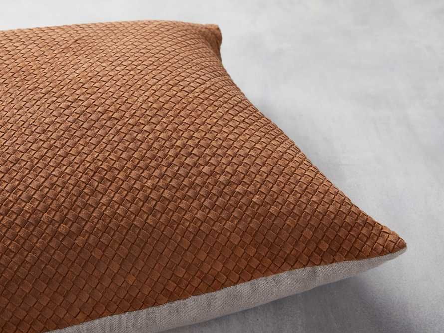 Woven Suede Pillow Cover | Arhaus