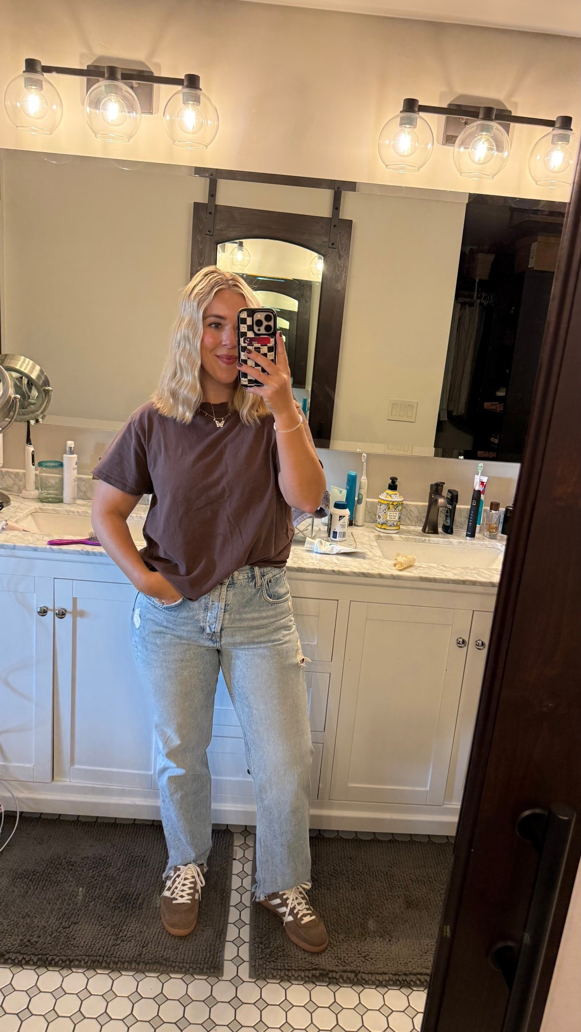 These jeans and everyday tee are on sale!!! They NEVER are! I grabbed a couple more colors in this tee! 

#LTKSaleAlert #LTKFindsUnder100 #LTKFindsUnder50