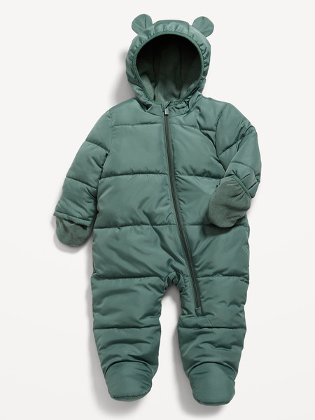 Unisex Water-Resistant Frost Free Puffer Snowsuit for Baby | Old Navy (US)