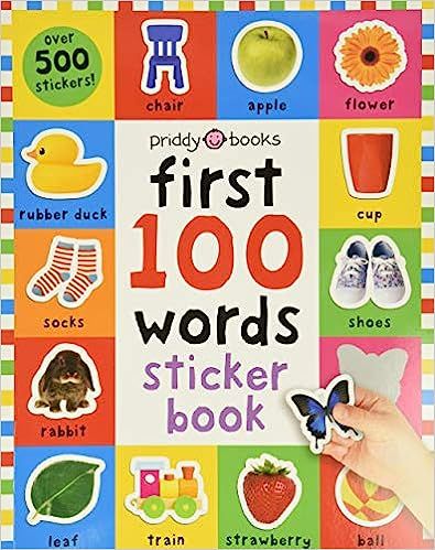 First 100 Stickers: Words: Over 500 Stickers    Paperback – Sticker Book, September 22, 2015 | Amazon (US)