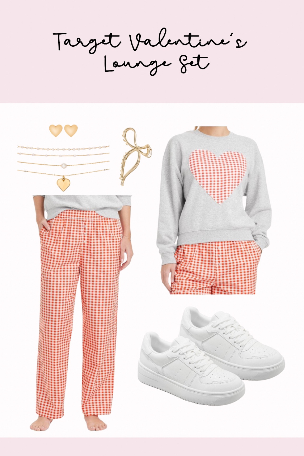 Target Lounge Set | Lounge Outfit | Valentine’s Day | Loungewear 

#valentinesdayoutfit #valentinesday #vday #heartsweatshirt #targetstyle #targetfinds #targetfashion #boxertrend 

#LTKFindsUnder50 #LTKStyleTip #LTKGiftGuide