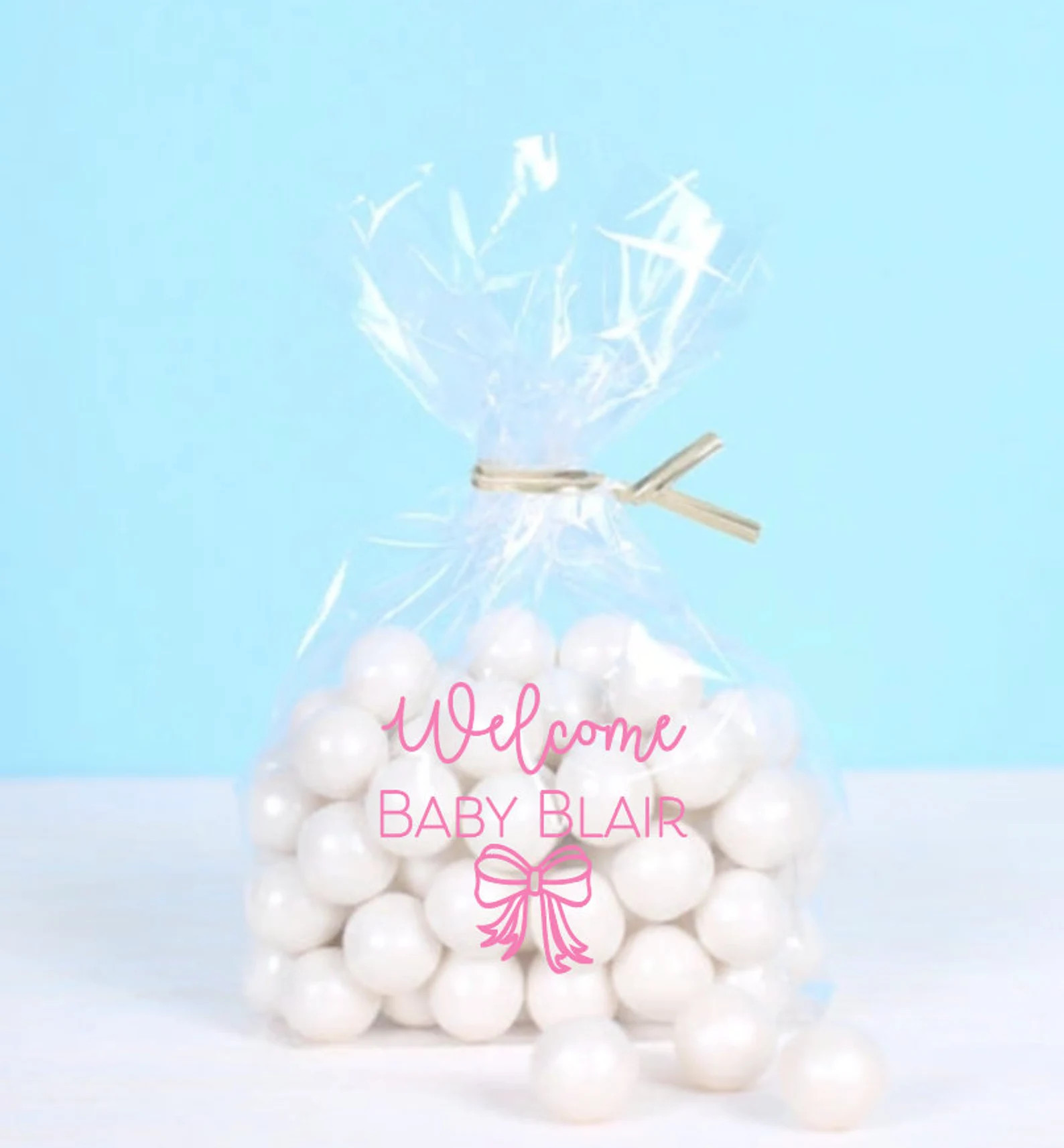 Personalized cello bags, Custom favor bags, Cellophane bags, Party favor bags, Treat bags, Party ... | Etsy (US)