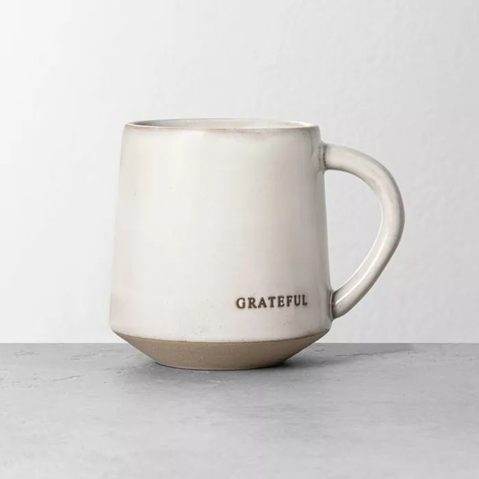 'Grateful' Stoneware Mug - Hearth & Hand™ with Magnolia | Target