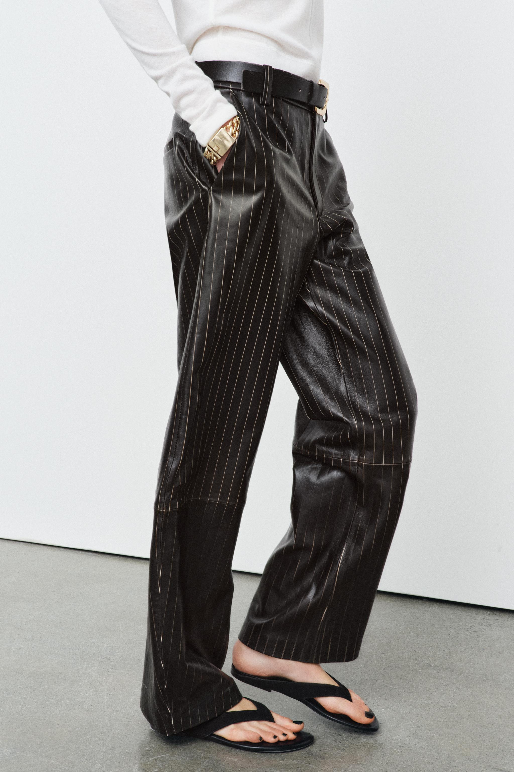 FLAT LEATHER SANDALS | Zara UK