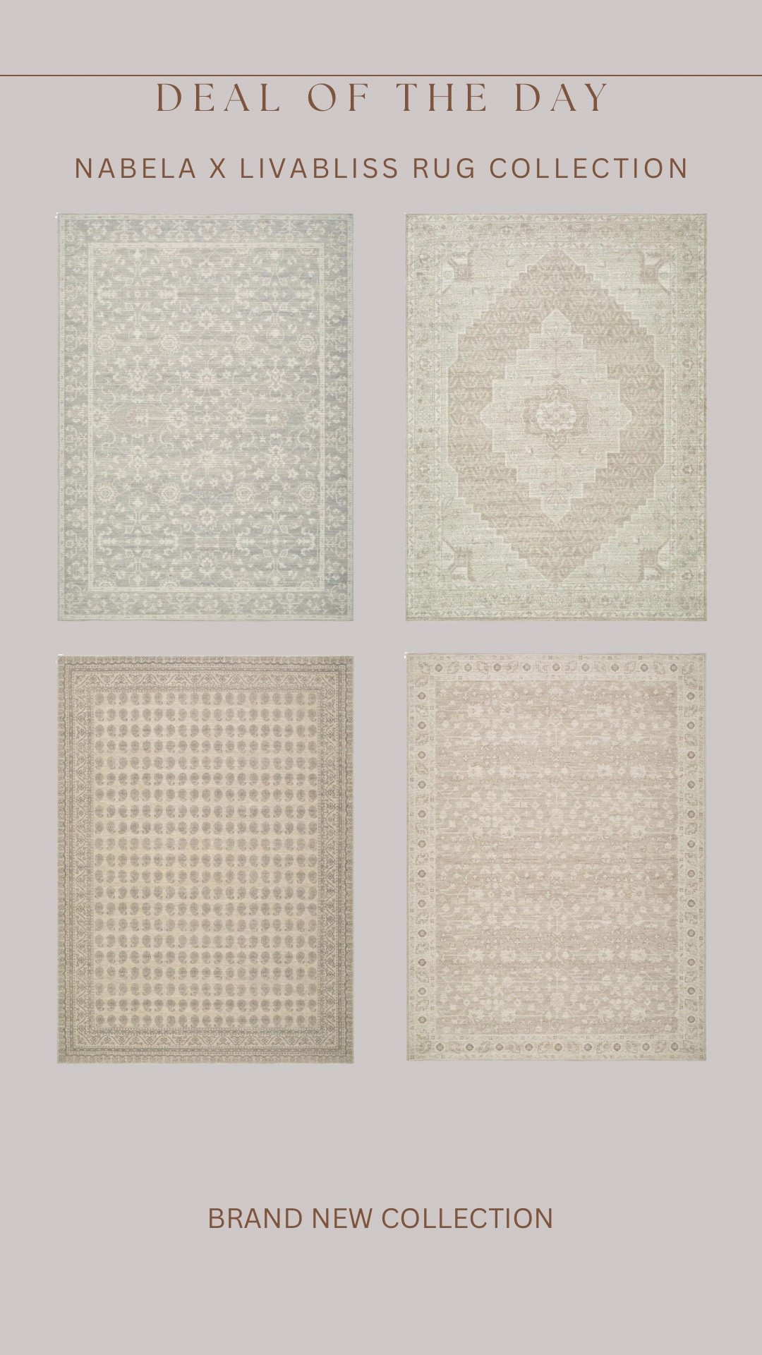 Brand new rug collection!!!! One of my favorite designers on IG nabela just launched this new collection & it is dreaaaaamy!!! 

#LTKStyleTip #LTKSaleAlert #LTKHome