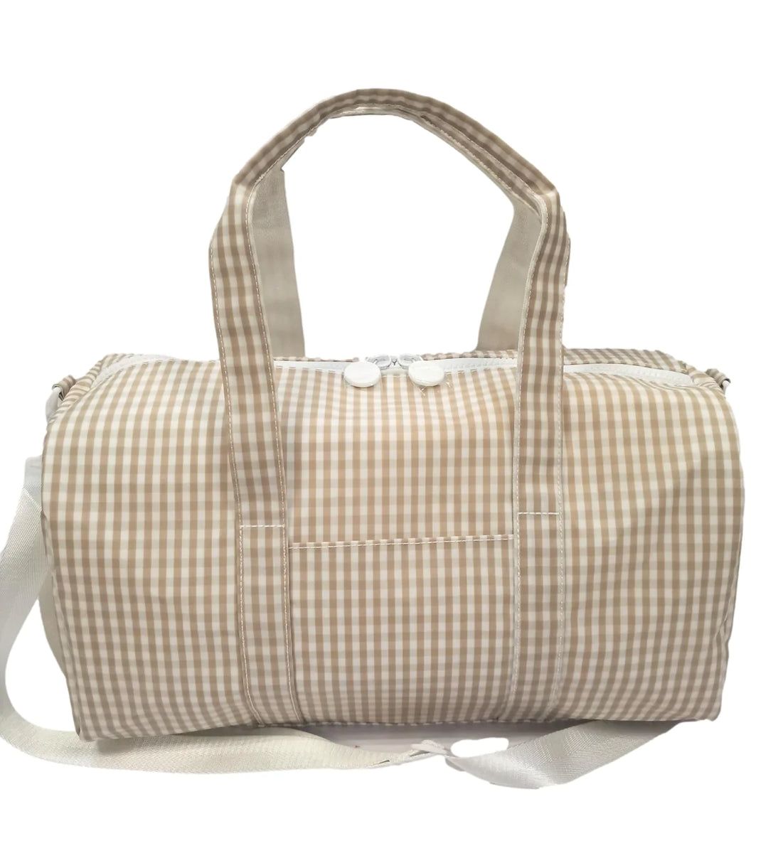 WEEKENDER - GINGHAM KHAKI (preorder) | Lovely Little Things Boutique