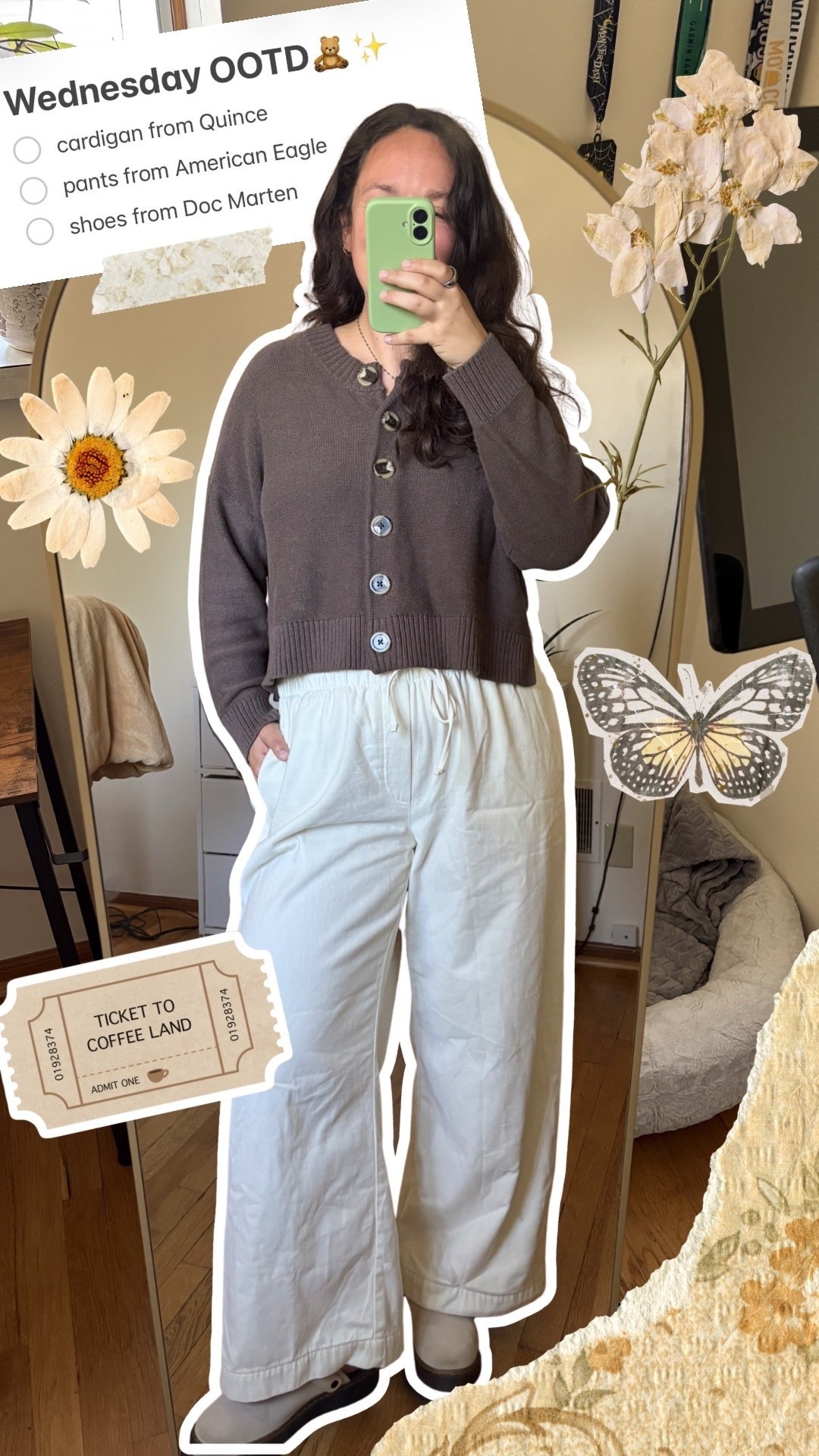 Wednesday OOTD 🧸✨

cardigan from @Quince 
pants from American Eagle
shoes from Dr Martens

#LTKgrwm #LTKootd #LTKMidsize