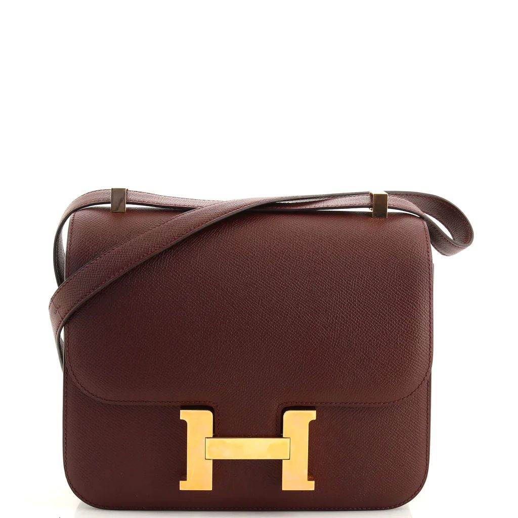 Hermes Constance Bag Epsom 24 Red 1784621 | Rebag