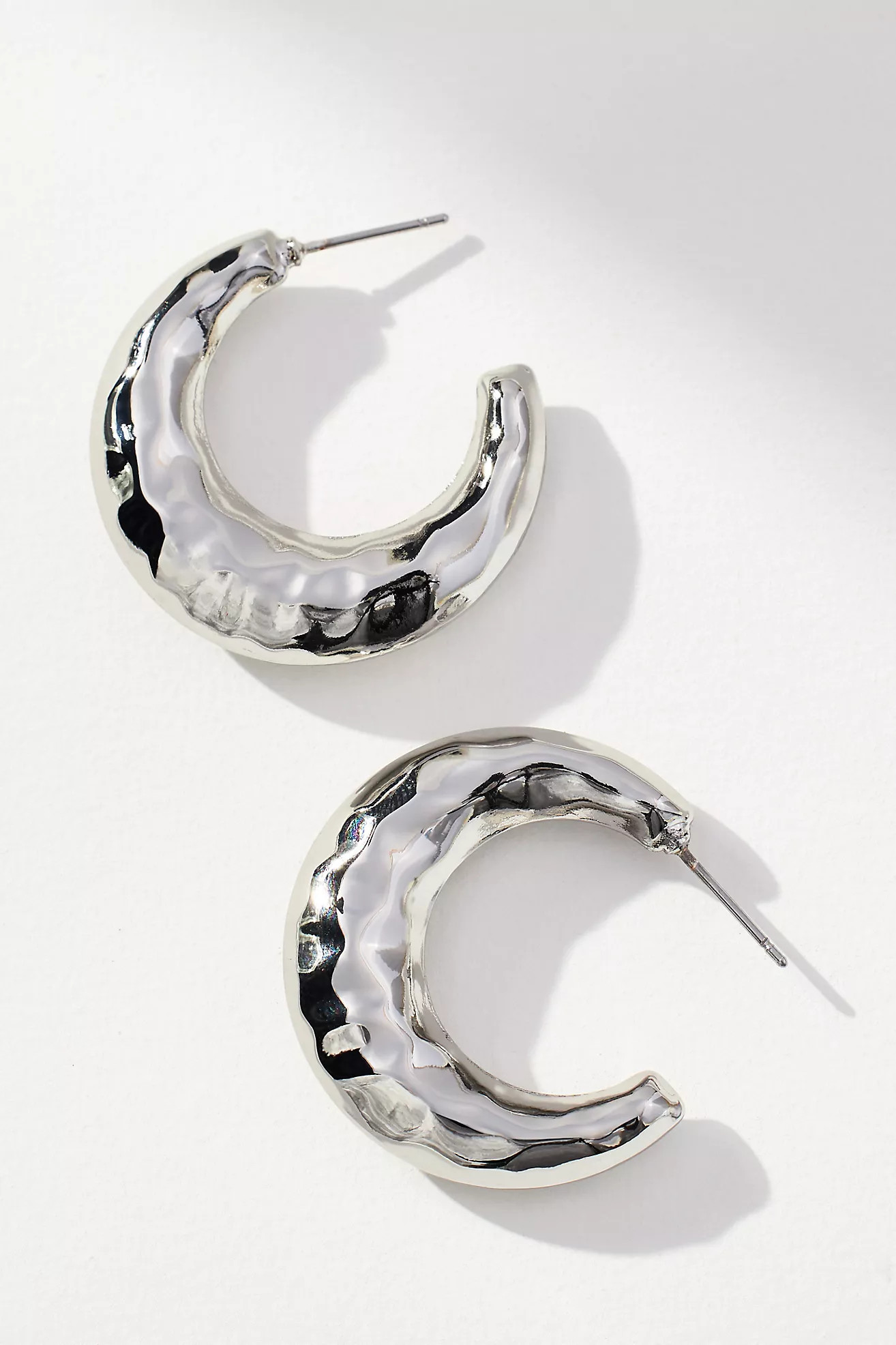 Molten Textured Hoop Earrings | Anthropologie (US)