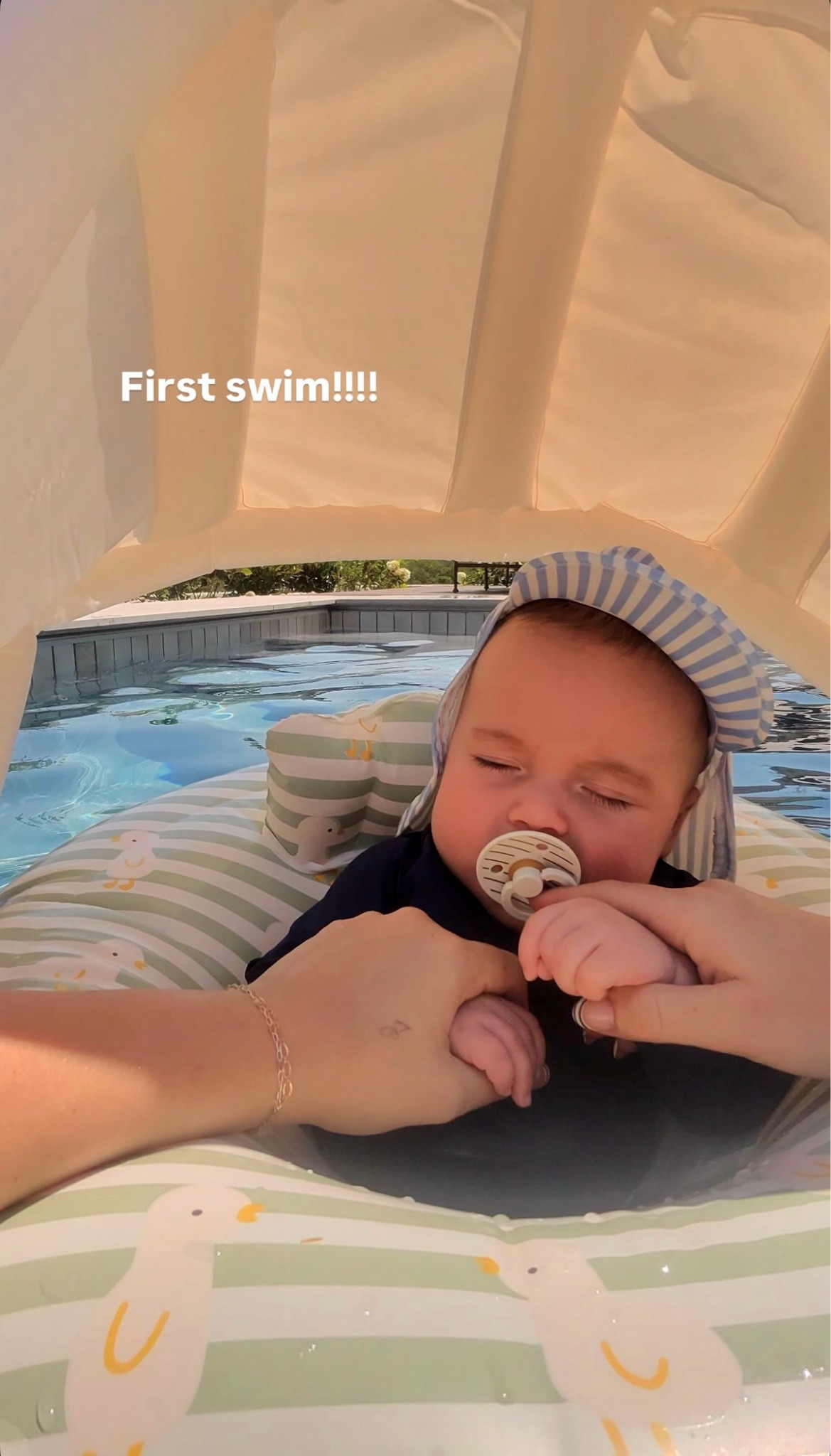 Pool mommy and me floaty🤍

#LTKBaby #LTKmomlife
