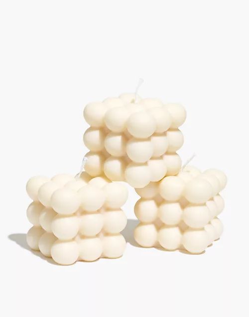 YUI BROOKLYN Bubble Cube Candle | Madewell