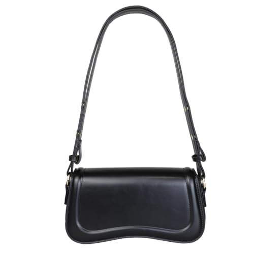 NahiAoo Shoulder Bag for Women, Small Black Purse, White Shoulder Purses 2024 Trendy Purses Leather Small Shoulder Purses | Amazon (US)