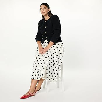 The Drop Women's Arlo Voluminous Cotton Poplin Midi Skirt | Amazon (US)