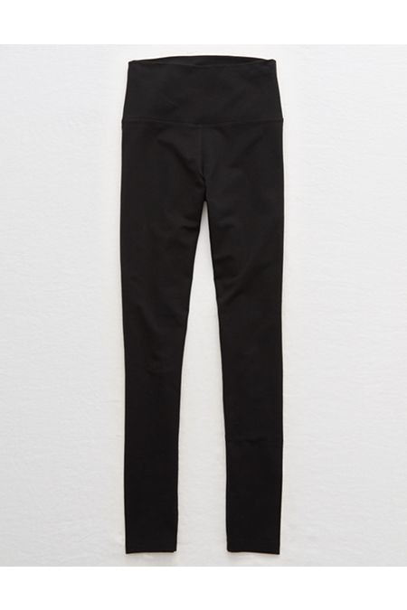 OFFLINE By Aerie OG High Waisted Legging Women's True Black XXS | Aerie