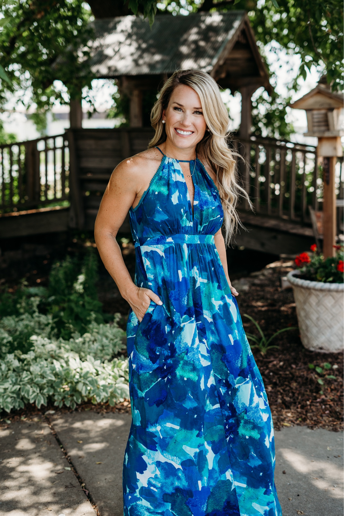 Summer dress blue dress green dress maxi dress floral dress vacation dress 

#LTKtravel #LTKwedding #LTKSeasonal