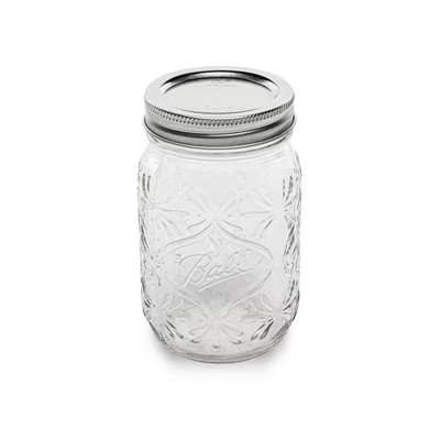 Ball 4pk 16oz Pint 140th Anniversary Regular Mouth Mason Jar: Glass Canning Jars, Dishwasher-Safe... | Target