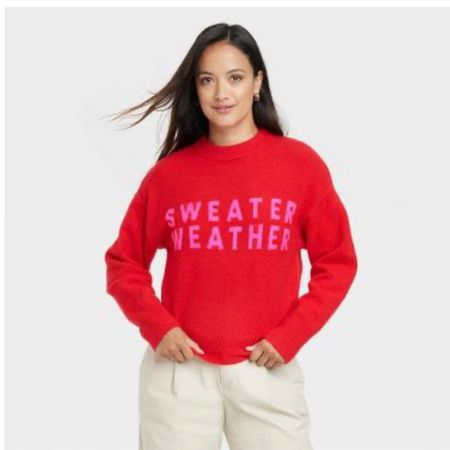 Just ordered this super cute sweater that will be the perfect holiday sweater.

#Targetstyle 
Holiday wear, holiday outfit, Christmas sweater, holiday sweater 

#LTKstyletip #LTKHoliday #LTKSeasonal
