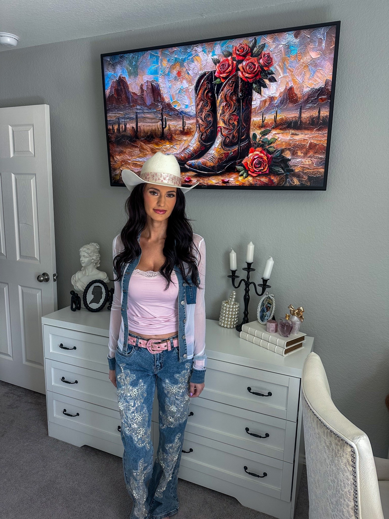 rodeo outfit
Country concert 
Cowboy hat 
Rhinestone cowboy
Western 

#LTKFestival