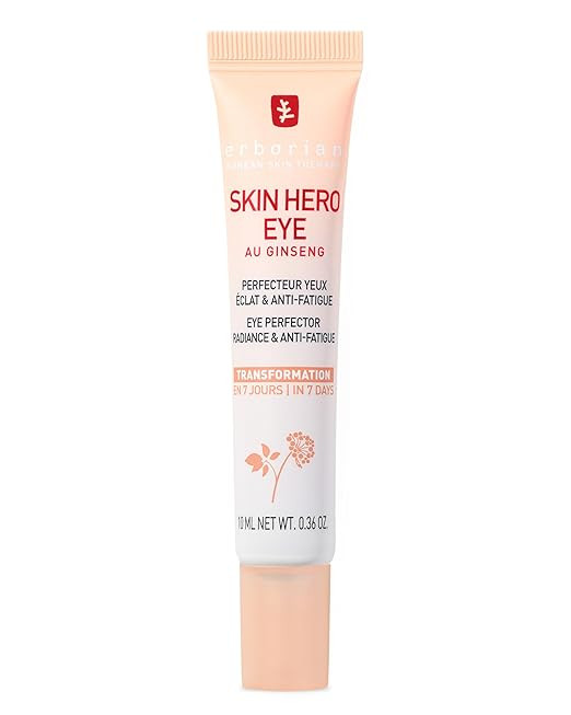 Erborian Skin Hero Eye Cream– Peach Tinted Under Eye Cream Perfector for Dark Circles, Puffines... | Amazon (US)