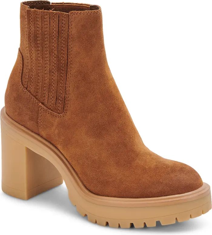 Caster H2O Waterproof Block Heel Bootie | Nordstrom