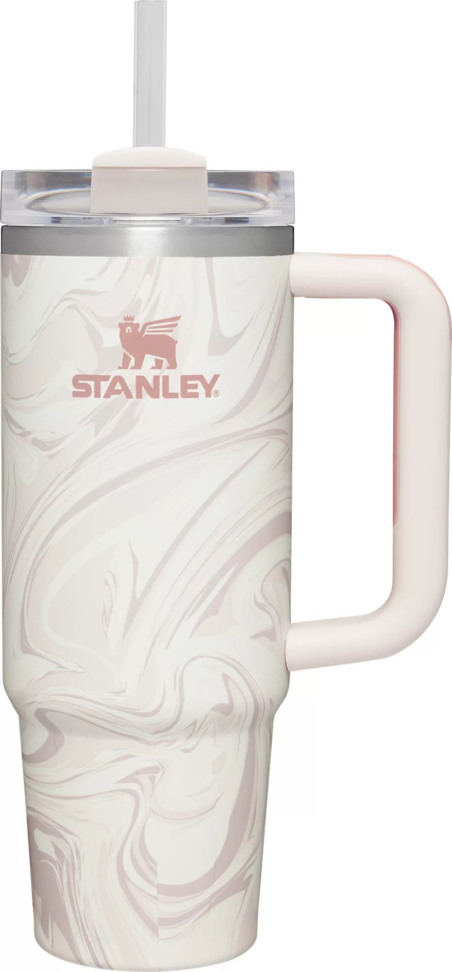 Stanley 30 oz. Quencher H2.0 FlowState Tumbler, Rose Quartz Swirl Pink | Golf Galaxy