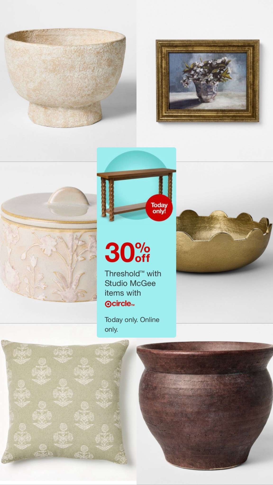 30% off // today only! Pretty vintage style home finds 

home decor, vintage home decor, neutral home decor, target home 

#LTKHome #LTKSaleAlert #LTKFindsUnder50