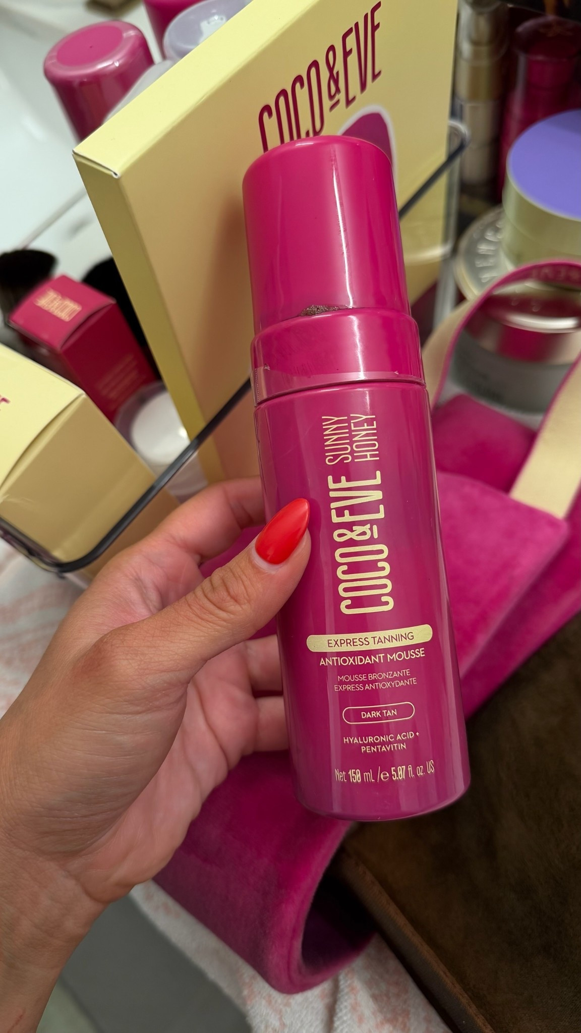 @Coco & Eve It’s just the best!! Forever using the express tan and sleeping in it for the darkest outcome possible LOL

#LTKmorningroutine #LTKgrwm #LTKootd