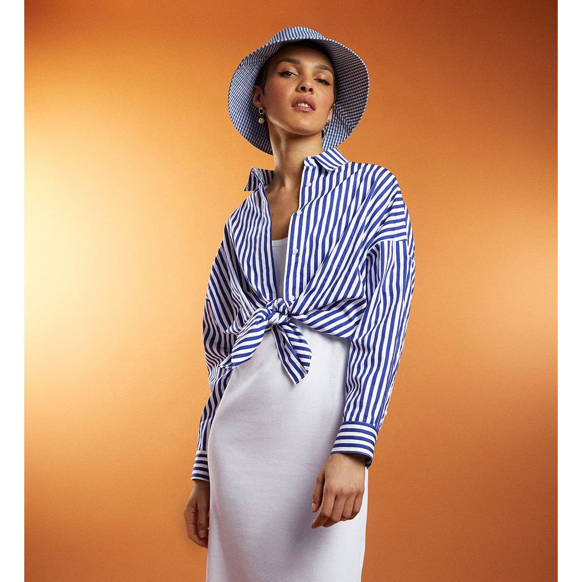 Chemise Droite Rayée Camille 12 Coton | La Redoute (FR)