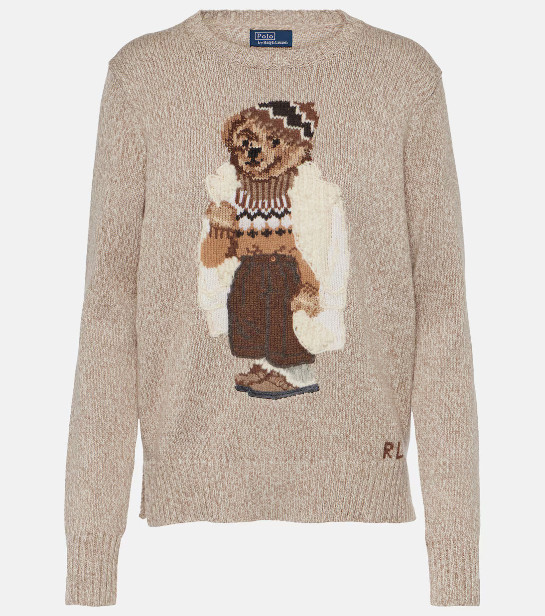 Polo Bear embroidered cotton sweater | Mytheresa (US/CA)