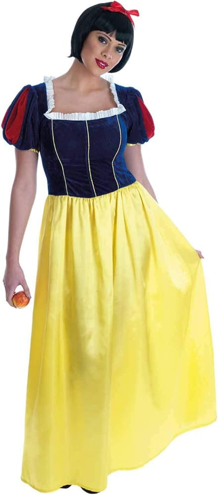 fun shack Womens Princess Snow Costume Fairytale Halloween Costumes for Women Available in Sizes ... | Amazon (US)