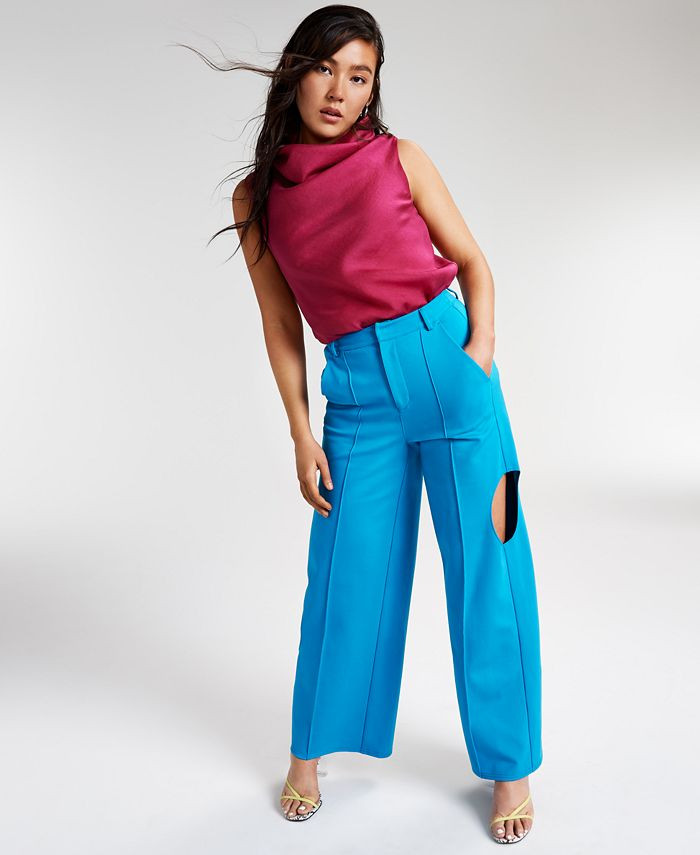 Zerina Akers Sleeveless Organza Top, Created for Macy's | Macys (US)