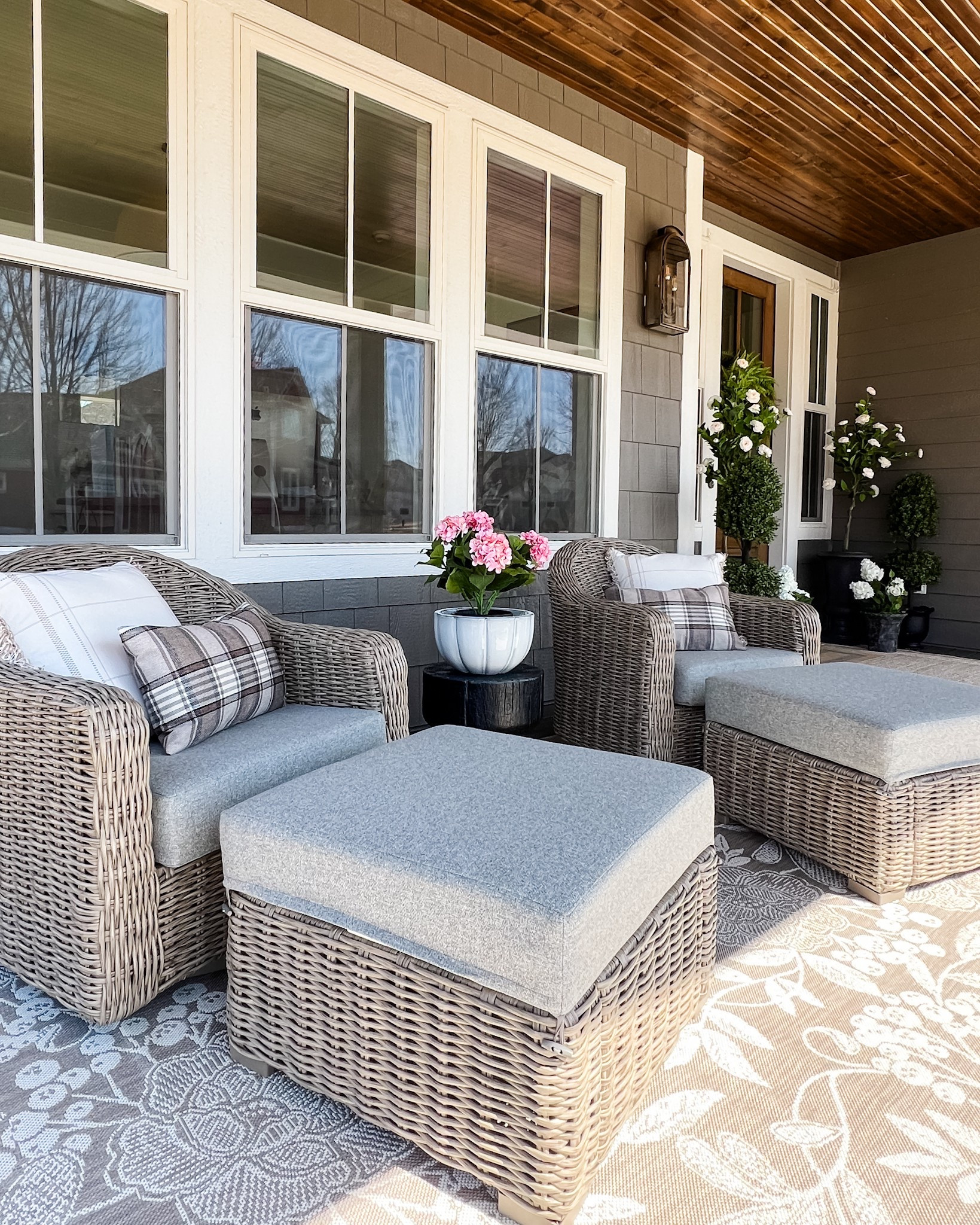 I’m summer porch ready! These rattan chairs are so good! And I found the best faux florals and plants for porches and patios. They look so real and are beautiful. My white planter is from home goods but I found a pretty option that is similar. 

#LTKHome #LTKFindsUnder50 #LTKSeasonal