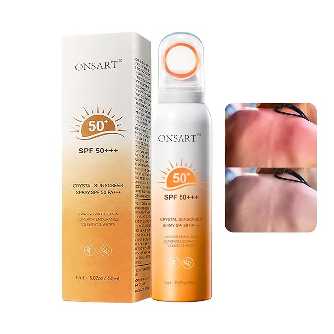 Reef Safe Sunscreen Spray SPF 50, 360° Mist, Broad-Spectrum UVA/UVB Protection, Lightweight & No... | Amazon (US)
