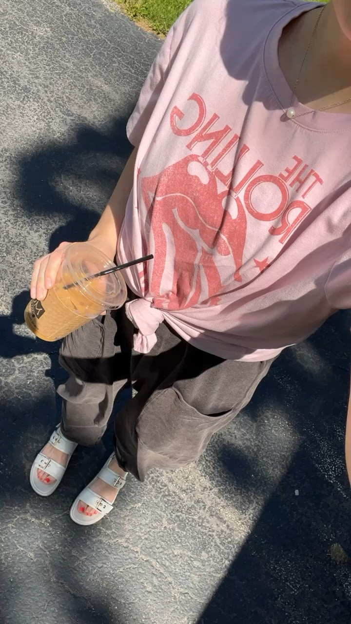 Layering a graphic tee over a onesie is everything! Such a comfy and effortless look! 

#LTKFindsUnder100 #LTKActive #LTKStyleTip