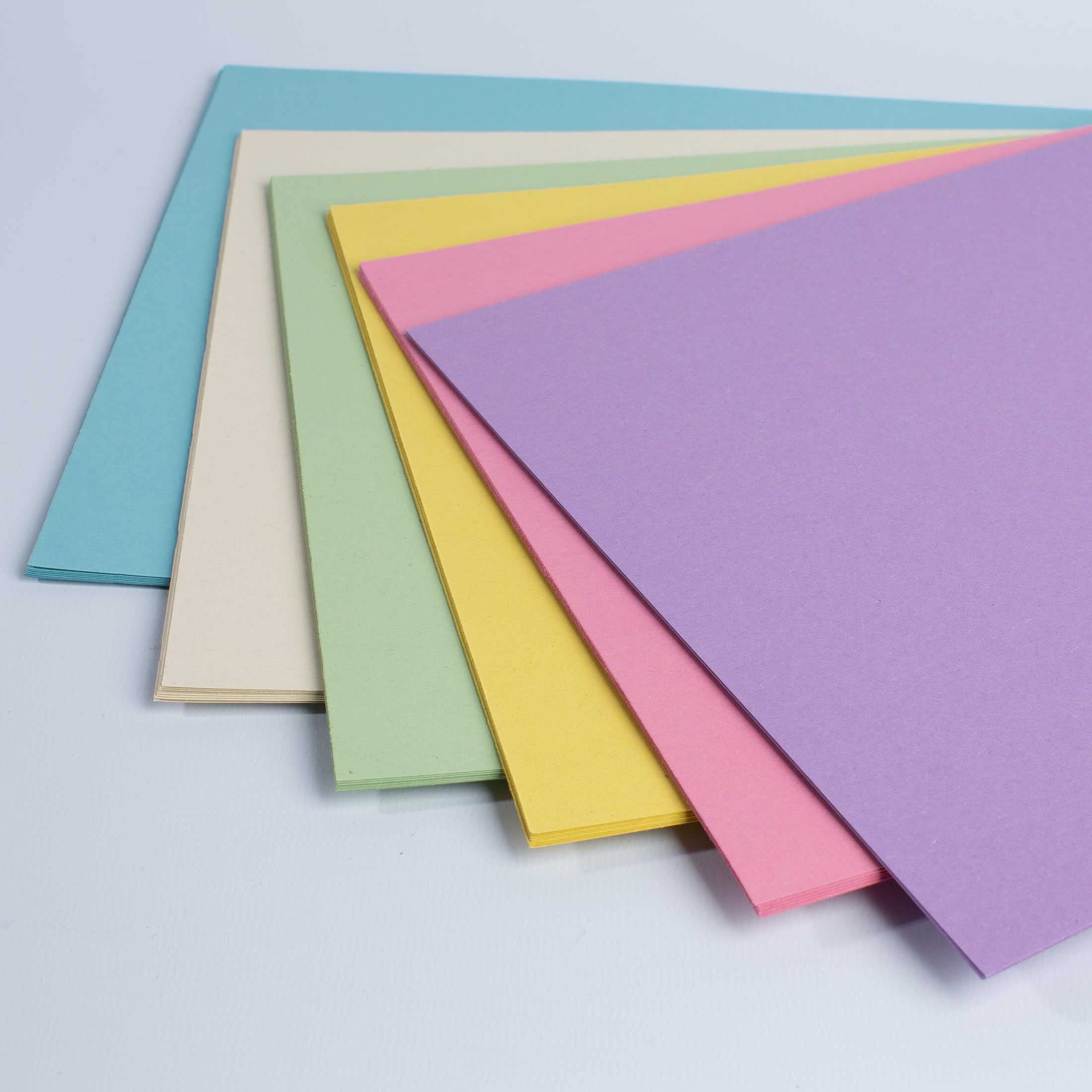 House of Card & Paper A4 210 GSM Card - Rainbow Pastel Coloured Card (Pack of 50 Sheets) | Amazon (UK)
