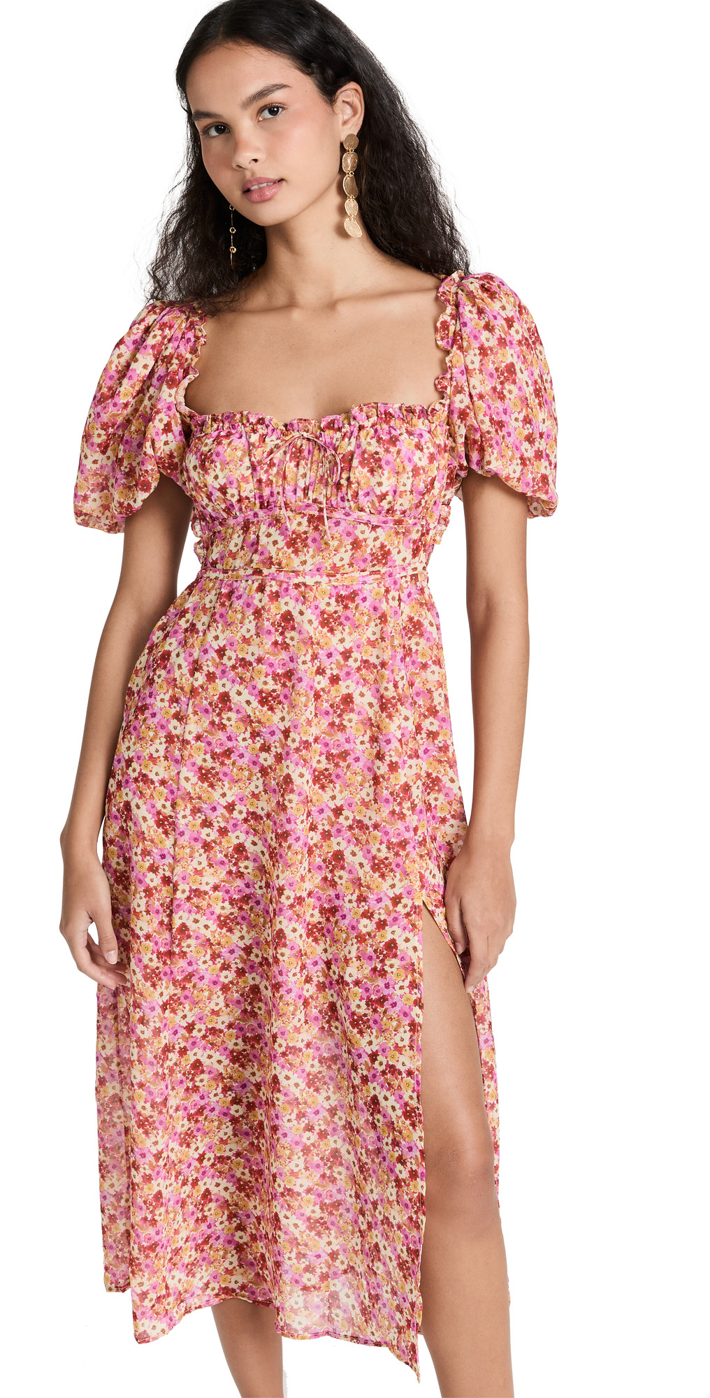 For Love & Lemons Felicia Midi Dress | Shopbop