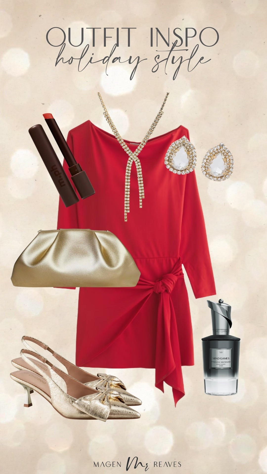Holiday outfit inspo ❤️

Christmas party, red dress, gold heels, bow heels, holiday party, party dress

#LTKStyleTip #LTKHoliday #LTKSeasonal