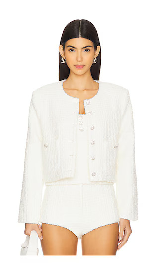 Josephine Jacket in White | Revolve Clothing (Global)